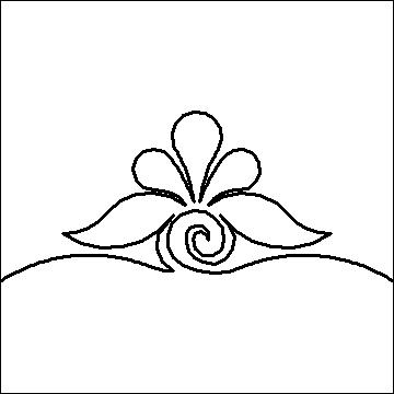 (image for) Blooming Curl p2p Triangle-L02355* - Click Image to Close